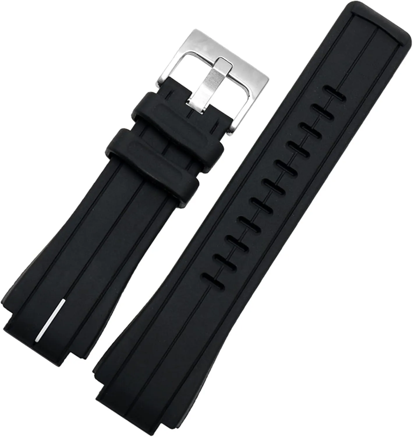 * 16mm Waterproof silicone sports strap with screws careless bury For Timex WATCHT2N720 T2N721 TW2T76300 rubber watchband 24 