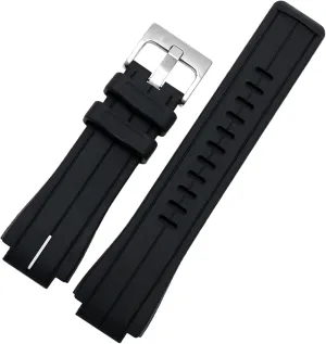 * 16mm Waterproof silicone sports strap with screws careless bury For Timex WATCHT2N720 T2N721 TW2T76300 rubber watchband 24 