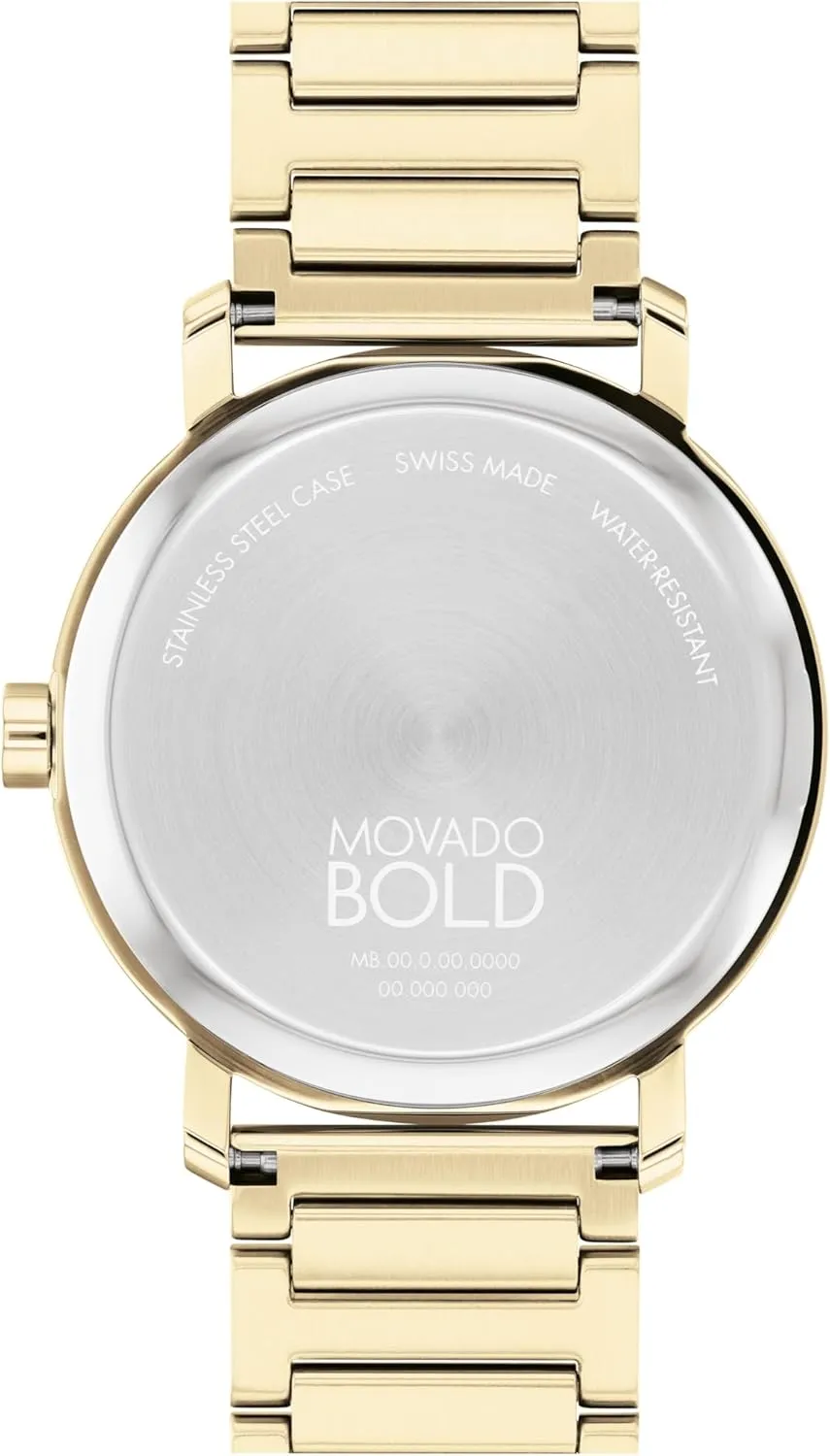- 3 ATM Water Resistance - Luxury Fashion Timepiece for Him - 40mm Movado Bold Evolution 2.0 Men's controversial administer recurrent Watch - Swiss Quartz Movement, Stainless Steel Mesh Bracelet 