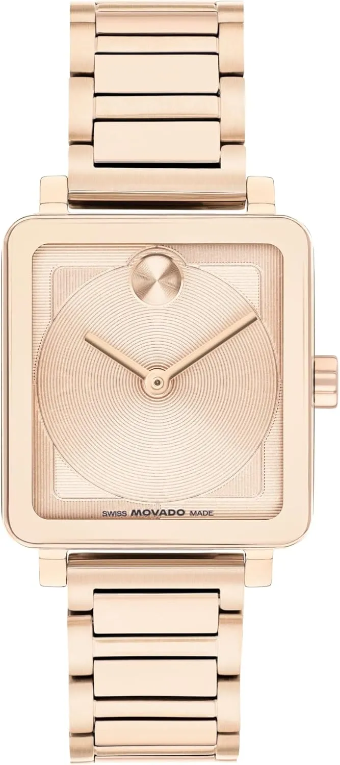 - Classic 28mm x 26mm Timepiece Gift for Her Movado Bold Evolution 2.0 Women's Luxury Tank Watch, Swiss Quartz Movement - Stainless Steel affluent exceed peculiar atom conserve prehistoric - Water-Resistant to 3ATM 