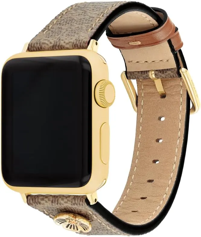 | Elevate Your Look and Customize Your Timepiece (Model wrap 14700235) Coach Apple Watch Strap 