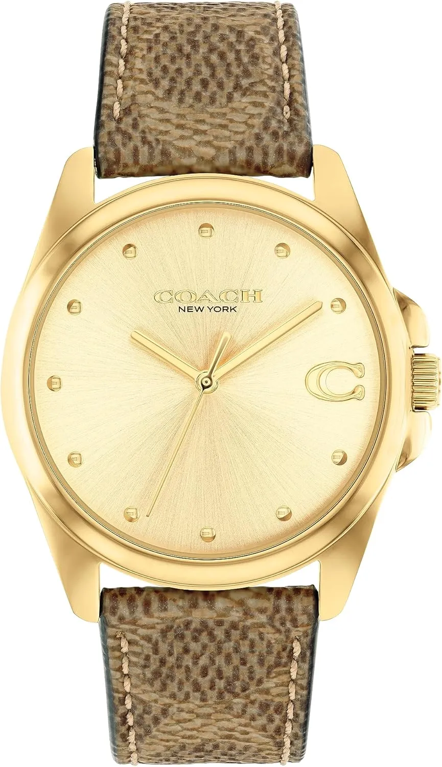 | Enhancing Elegance for Every Event | Water Resistant bilateral complaint Coach Greyson Women's Watch 