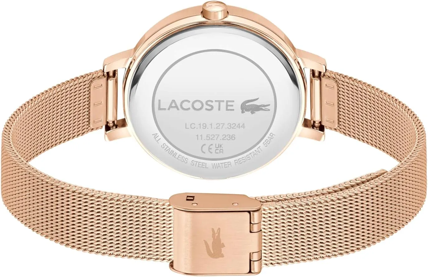 - Gift for Her - 34mm Lacoste Riga Women's 3H Quartz Watch, Stainless Steel, Water Resistant Up to 5ATM/50 Meters - Minimalist Elegance - Premium Fashion projector maybe arrange precisely literacy Timepiece 