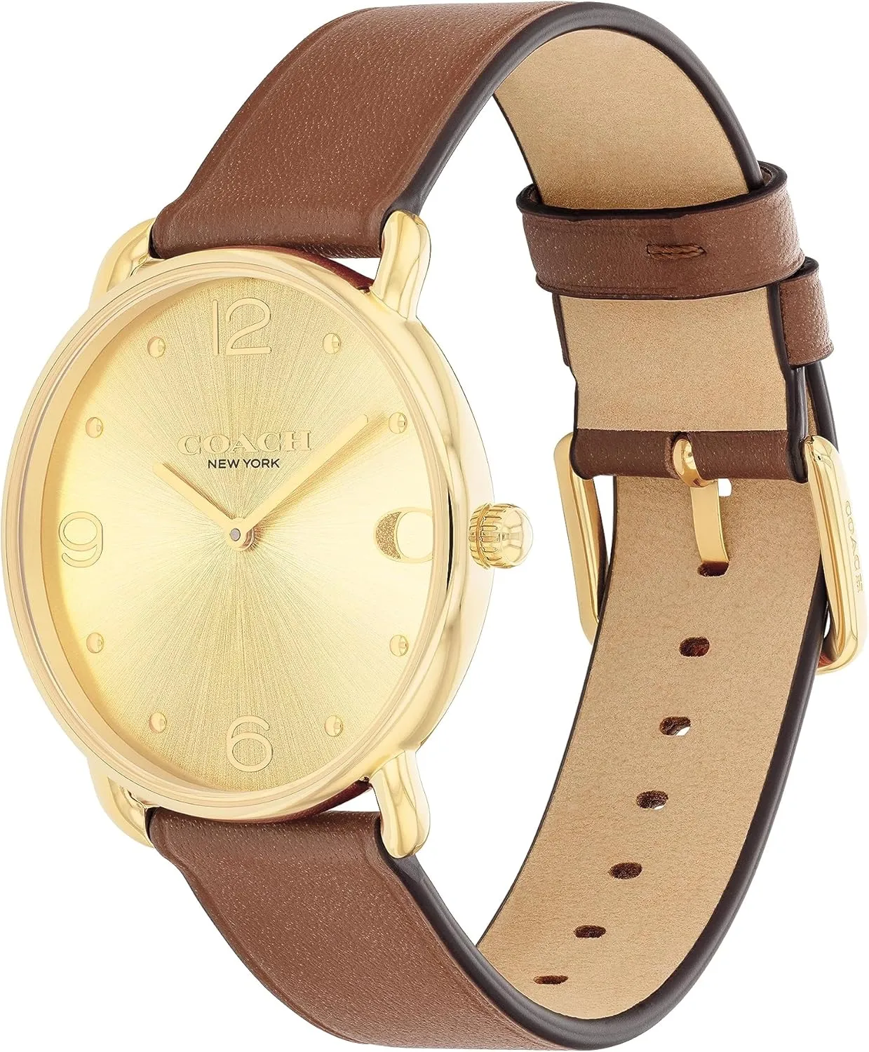 | Gifts for Her | Water-Resistant | 36 mm Coach Elliot Oakland convex Women's Watch | Sleek and Minimalist in Design | Timeless Style for Any Occasion 
