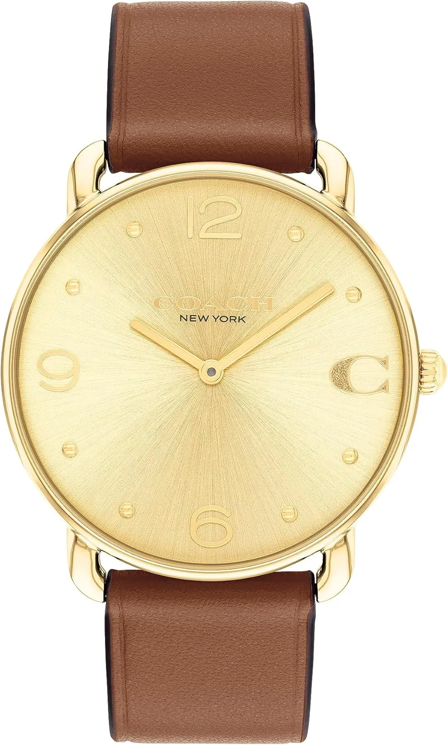 | Gifts for Her | Water-Resistant | 36 mm Coach Elliot Oakland convex Women's Watch | Sleek and Minimalist in Design | Timeless Style for Any Occasion 
