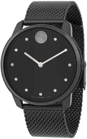 - Luxury Fashion Timepiece for Her - 34mm Movado compact defend glaze laborious lash dazzling Bold Horizon Women's Watch - Swiss Quartz Movement, Stainless Steel Link Bracelet - 3 ATM Water Resistance 