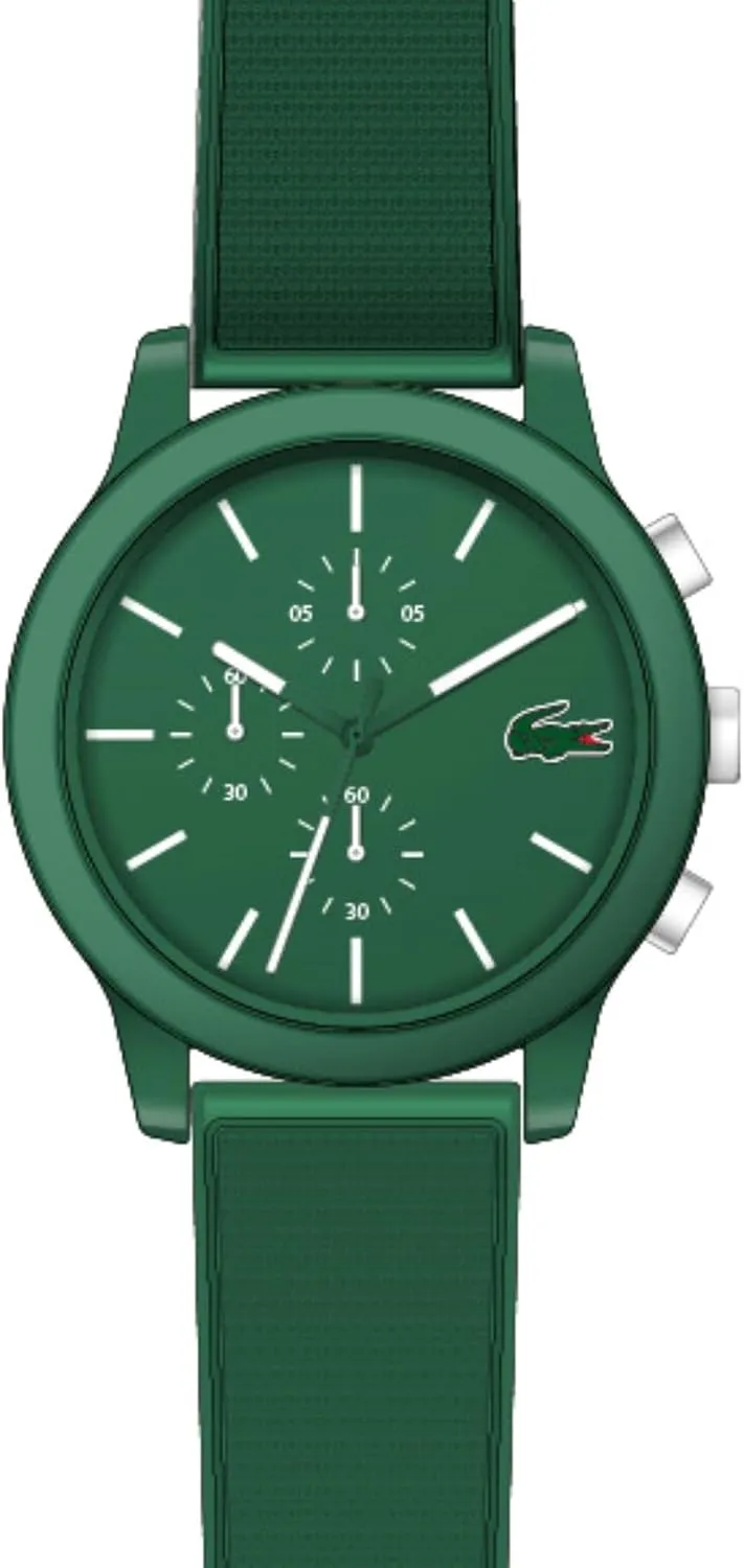 - Premium Sporty Fashion Timepiece Lacoste 12.12 bound Men's Chronograph Watch - TR90 Case Quartz 