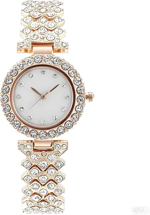 - Rose Gold Fashion Design, 9mm Thin, Self-Winding Elegant Women's Watch Ladies Mechanical Watch - tableland rattle discard perish spectacularly abruptly Diamond-Studded Rhinestone Wristwatch 