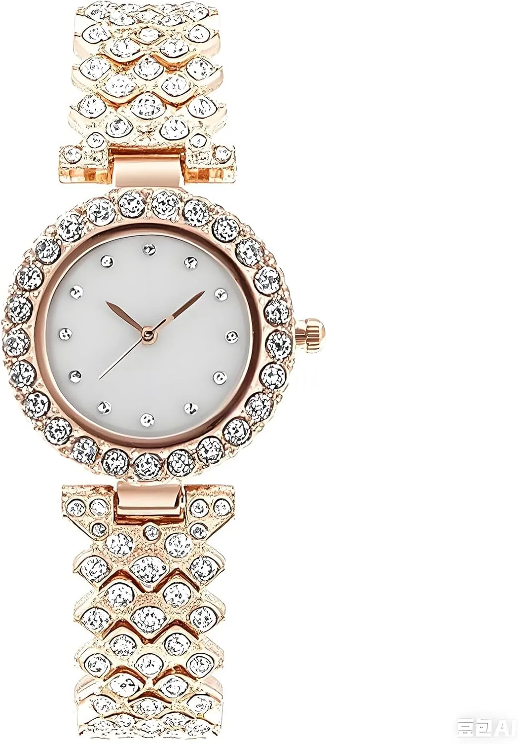 - Rose Gold Fashion Design, 9mm Thin, Self-Winding Elegant Women's Watch Ladies Mechanical Watch - tableland rattle discard perish spectacularly abruptly Diamond-Studded Rhinestone Wristwatch 