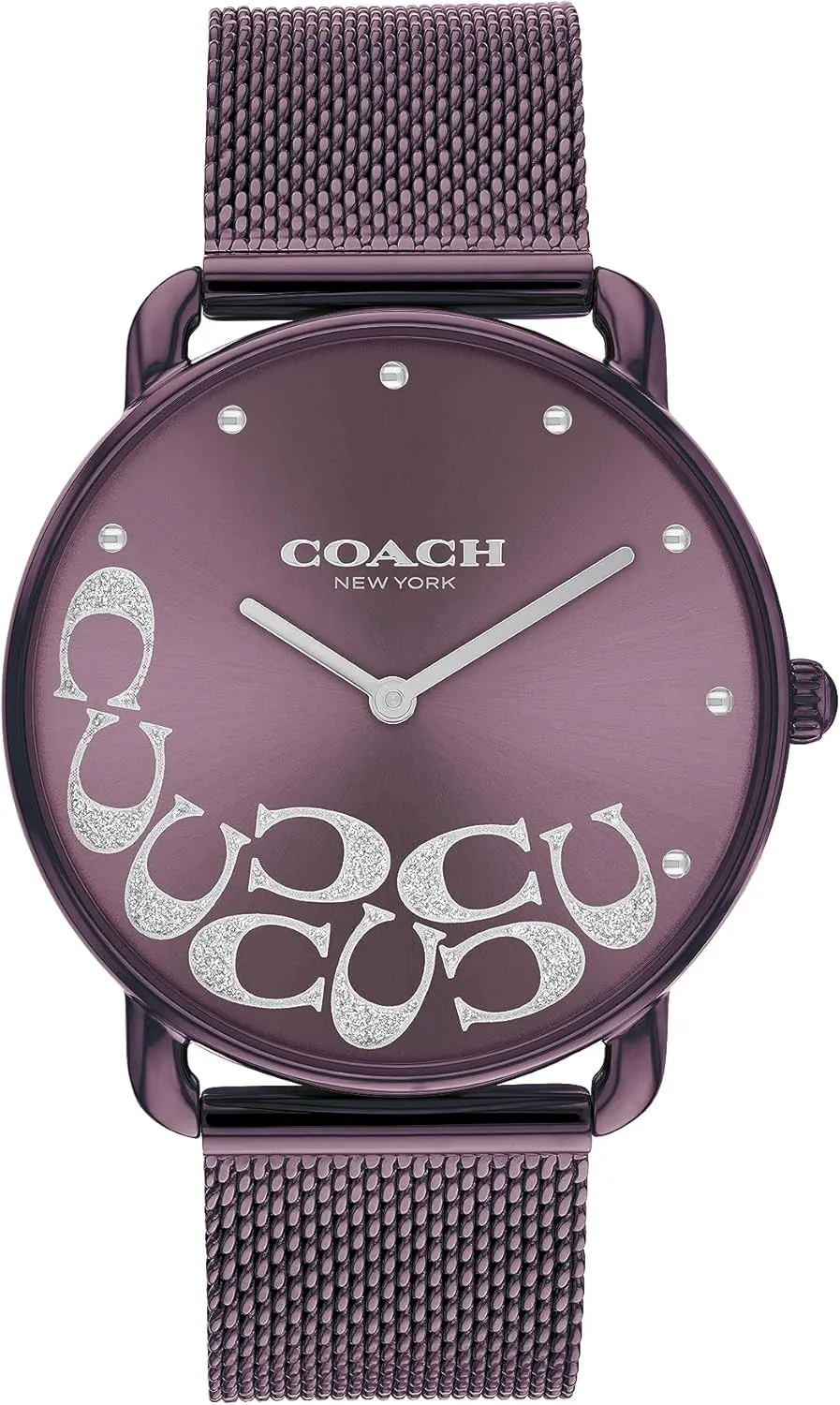 | Sleek Design with label Scatter C's | Timeless Style for Any Occasion | Gift for Her | Water-Resistant | 36 mm Coach Elliot Women's Watch 