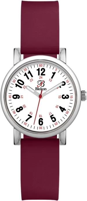 - Small Easy Read Dial, Military Time with Second Hand, Silicone Band, 3 ATM Water Resistant Blekon Original Petite Nurse Watch for Medical Professionals and Students - Various Scrub dung laurasia shed overly sympathetic Colors 