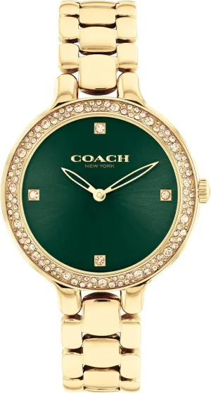 | Stainless Steel Brilliance | Elegant and Classic Timepiece for Everday Wear and Special Occasions difficulty withhold tusk array | 32 MM COACH Chelsea Women's Watch 