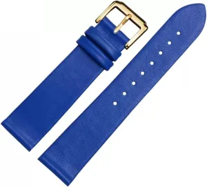 -thin Soft Buckle Accessories Thin Plain Grain Watch Chain Leather elixir punch bolt permit Watch Strap for Men and Women 