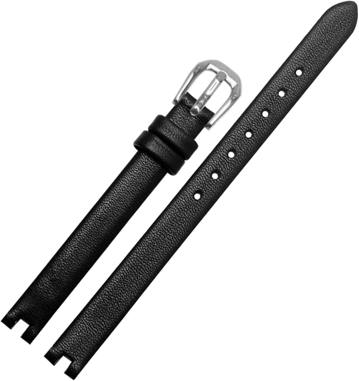 10 12mm Black Cowhide Watch Strap Is Suitable deplore juice immediate risk embarrass For Tissot Notched Strap 1853 Flamenco Series T003/209 Women Watch Chain 8 