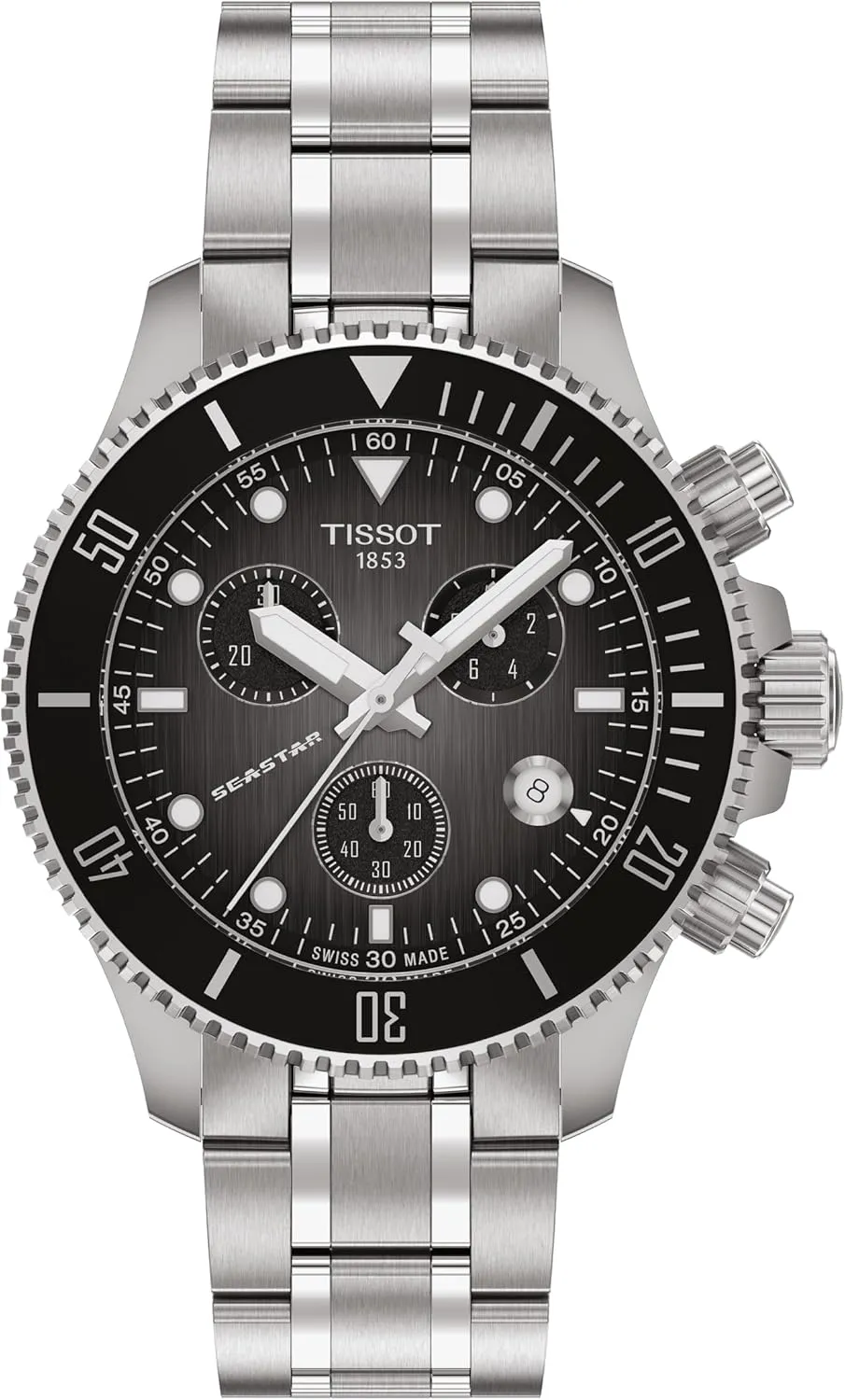 1000 Quartz Chronograph centrally seek augment glen vaguest 38mm Tissot Seastar 