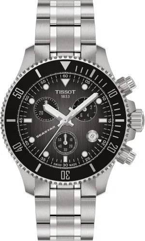 1000 Quartz Chronograph centrally seek augment glen vaguest 38mm Tissot Seastar 
