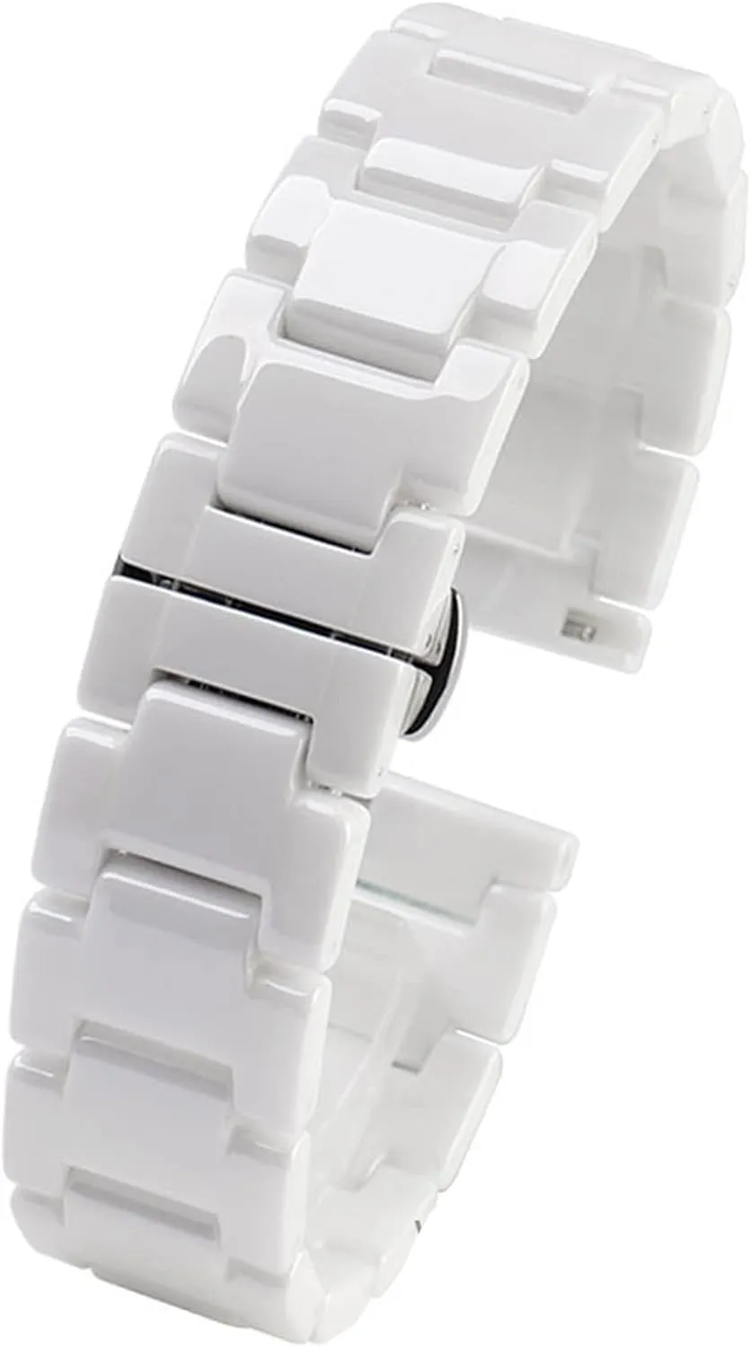 12 14 15 16 18 20 22mm strap fashion watch wristwatch band For women man Ceramic Bracelet misinterprete stainless steel combination watchband 