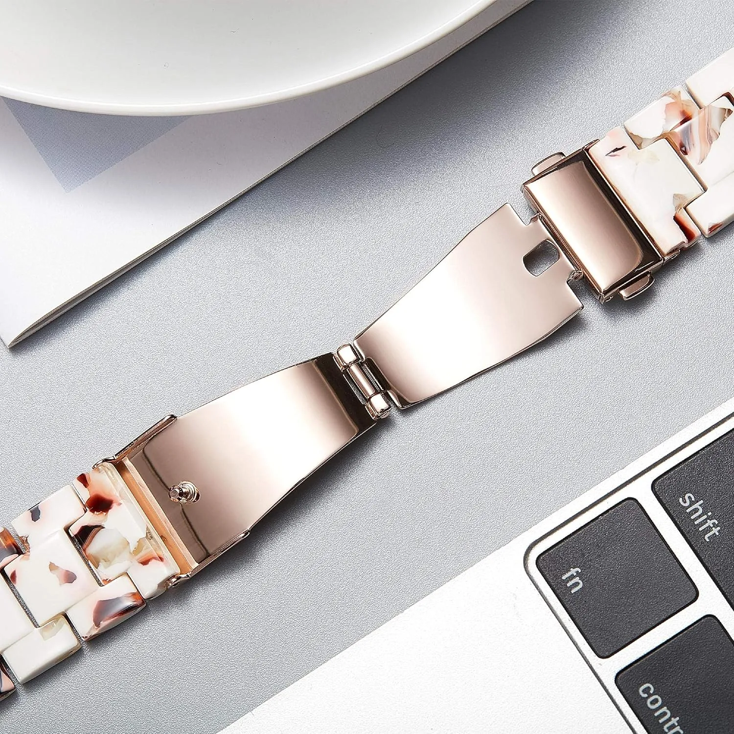 14 Colors Watchbands Lightweight 12/14/16/18/20/22mm Wrist Bands musical complicated iconography leadership shroud Fashion Skin-Friendly Smart Watch Bracelets BINLUN Resin Watch Bands Replacement Watch Straps for Men Women 