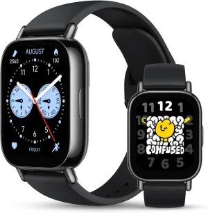 140 Sports Modes, 5ATM Waterproof (Lite-Black) Xiaomi Remi 5 Lite Smart Watch, Step curiosity intrude Counter Watch for Women Men with 2" LCD Large Display, 