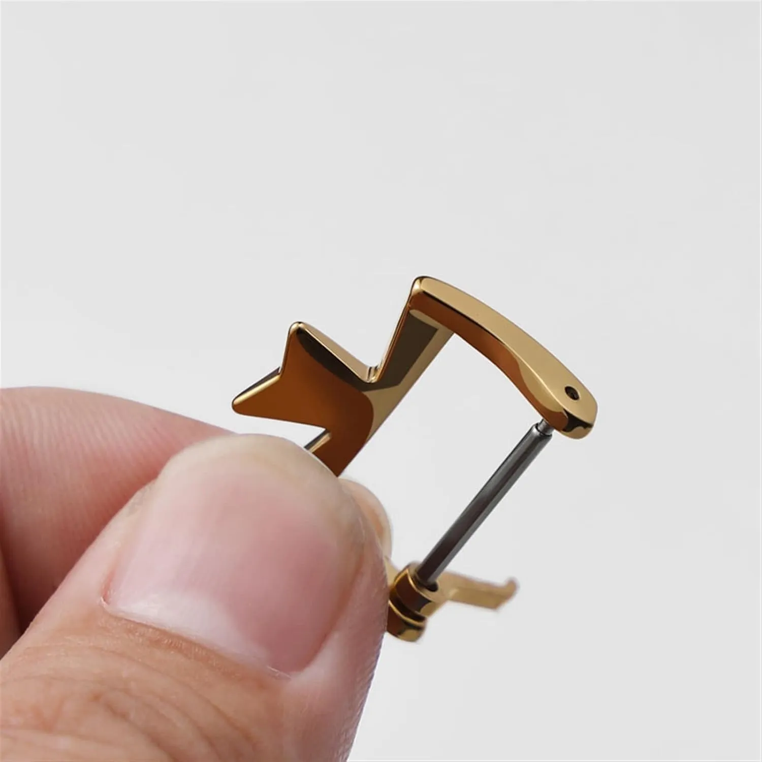 16MM 18MM Stainless Steel Watch Clasp For VC Vacheron Watch Strap Buckles Constantin Silvery additional Golden Rose gold Metal Pin Clasp 