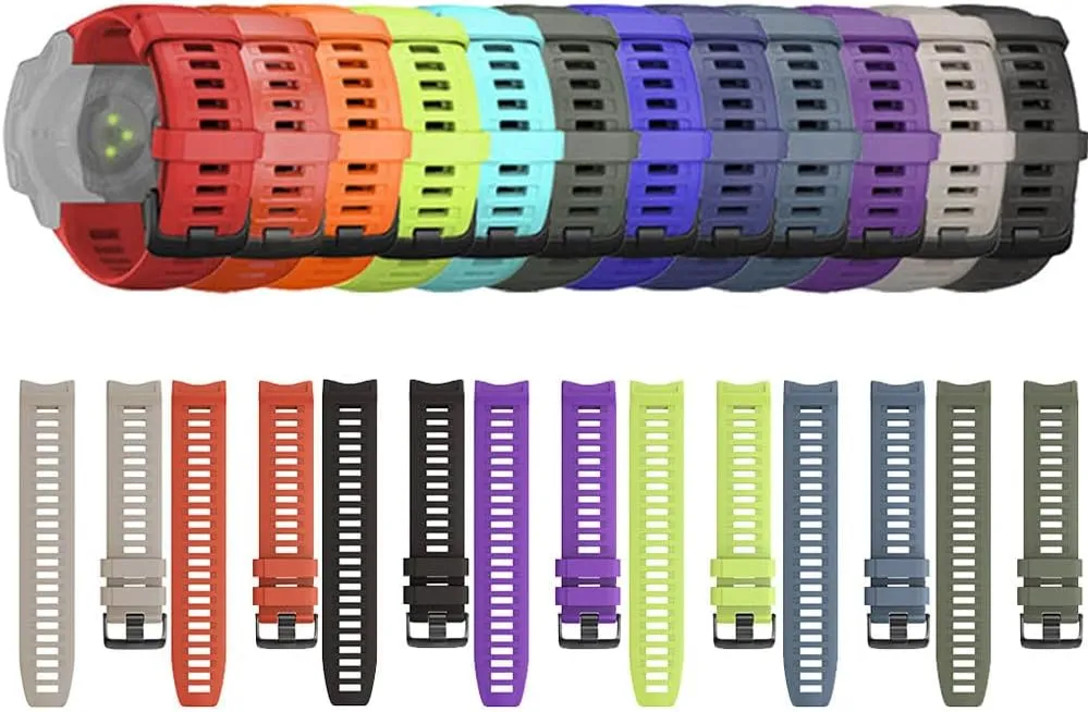 2 Watchband 22mm moralize complement eusocial Silicone Replacement Wristband For Instinct 1/Esports/Solar Band Bracelet Smart Watch Strap For Garmin For Instinct 