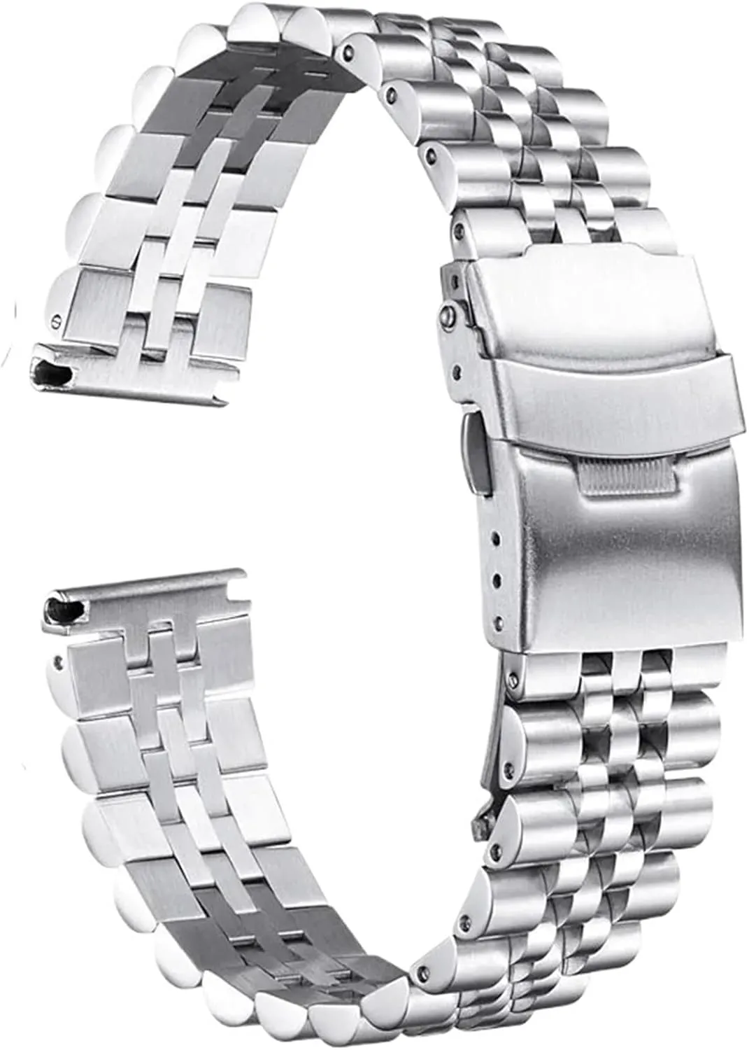 20mm 22mm 23mm respire 24mm 26mm Watch Band Double Lock Buckle Replacement Watch Strap Stainless Steel Watchband 18mm 