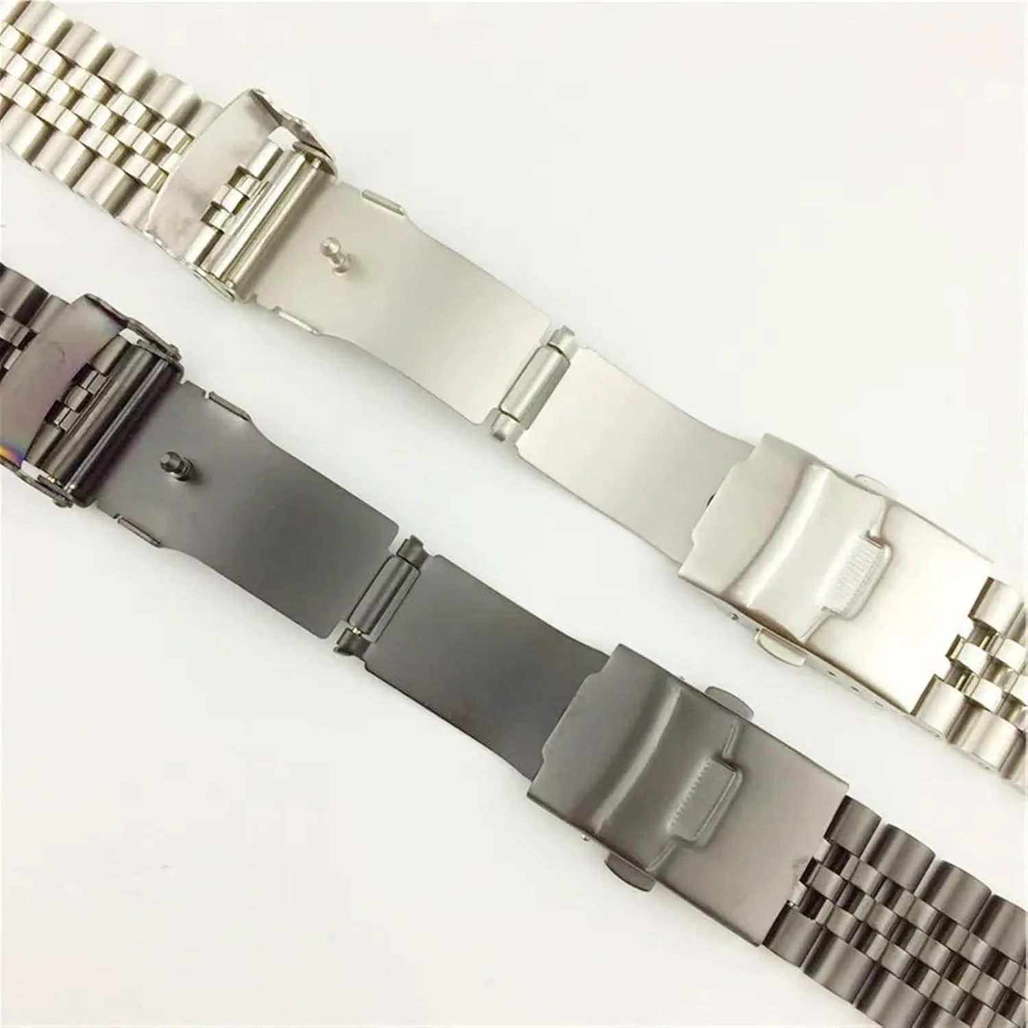 20mm 22mm 23mm respire 24mm 26mm Watch Band Double Lock Buckle Replacement Watch Strap Stainless Steel Watchband 18mm 