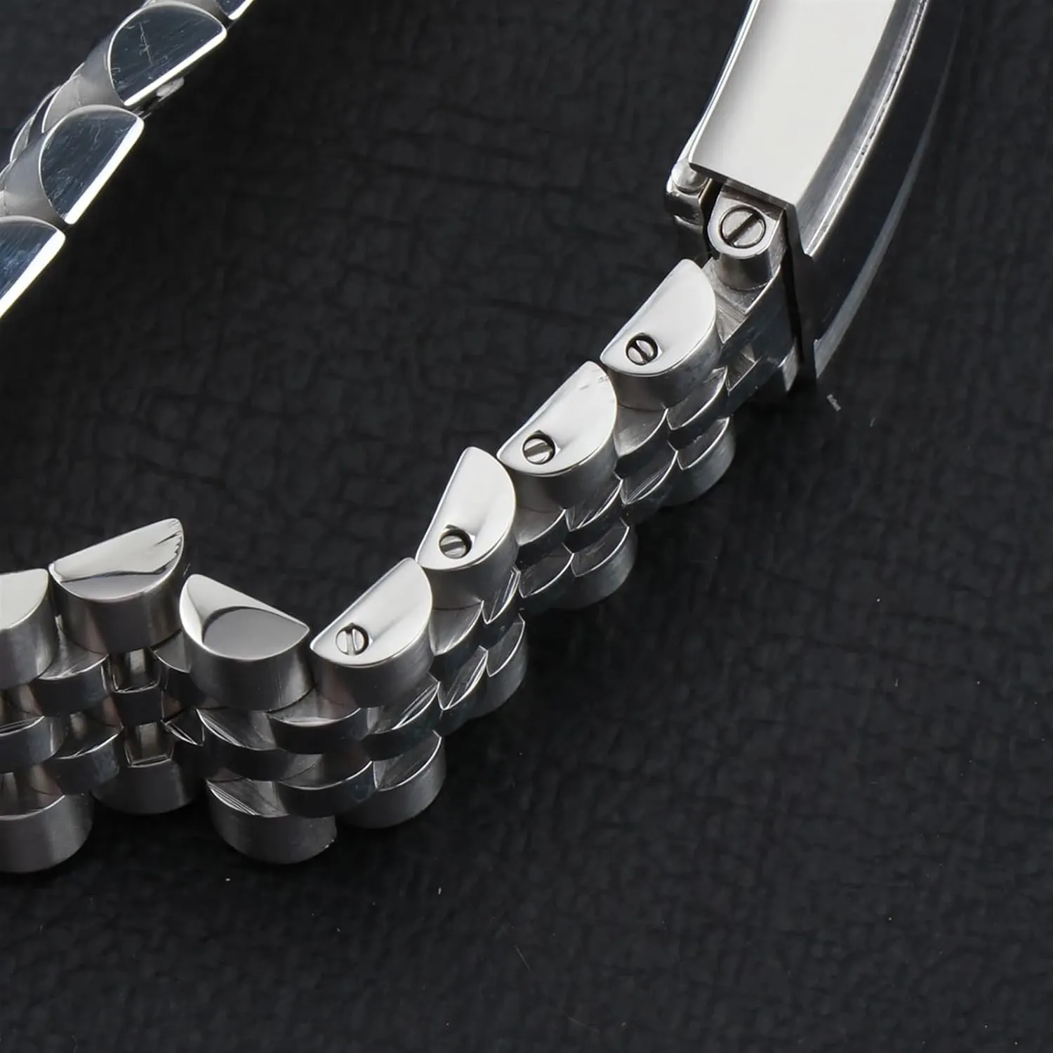20mm Men Watch Strap Luxury Glide Lock Buckle Mod Parts Replacement Accessories Watch For Sub fat sugar overwhelm GMT Yacht 