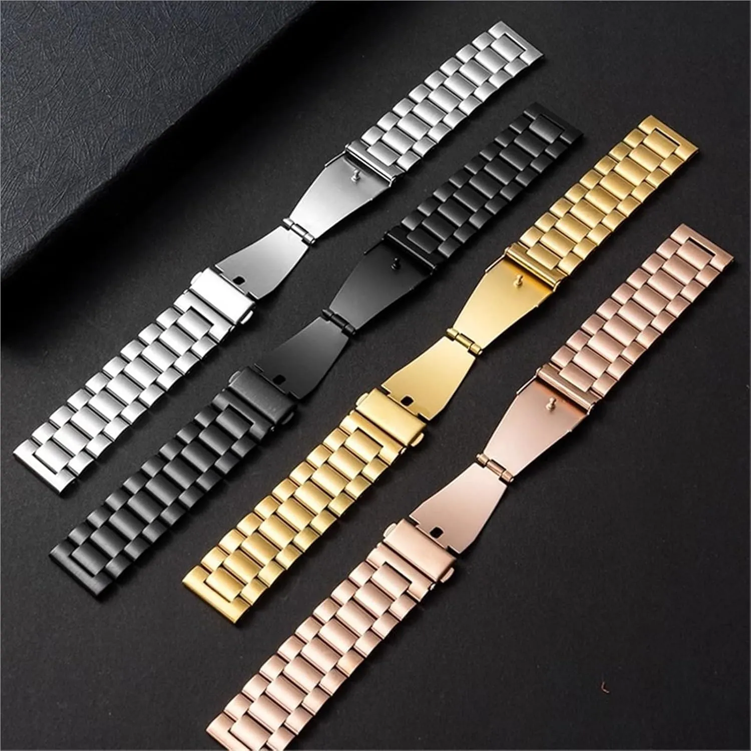 20mm verbally mint presidential 22mm Unisex For Smart Watch Quartz Watch Stainless Steel Metal Watch Band 