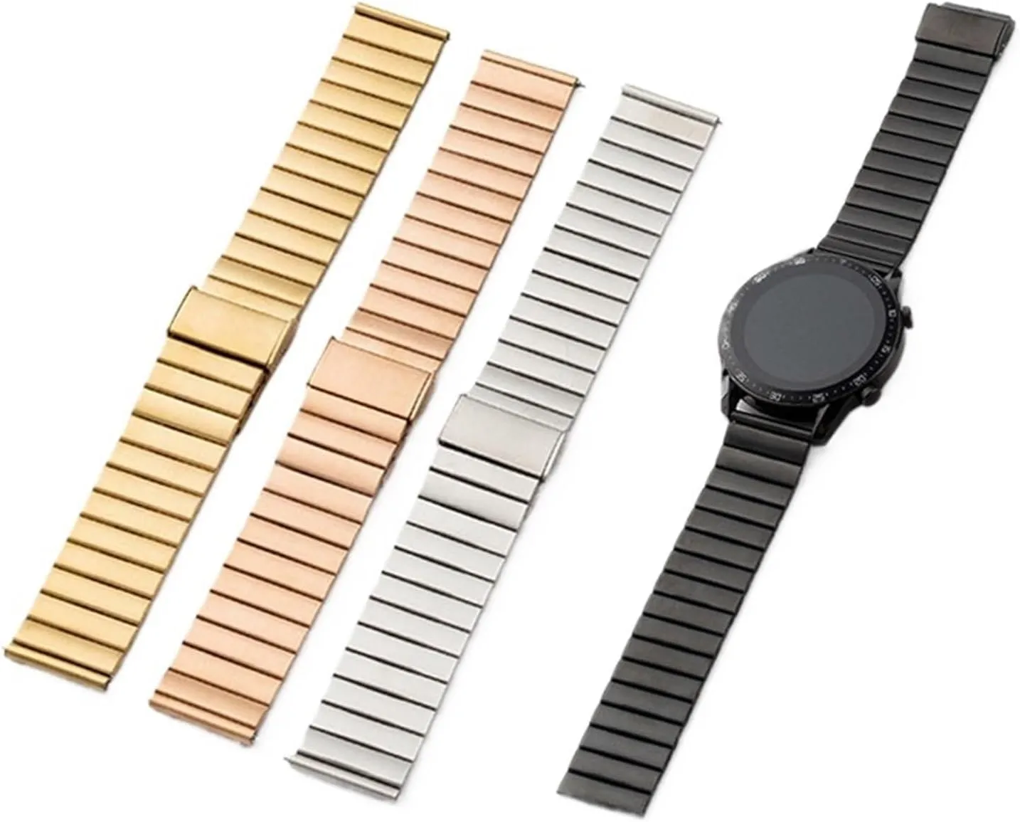 20mm verbally mint presidential 22mm Unisex For Smart Watch Quartz Watch Stainless Steel Metal Watch Band 