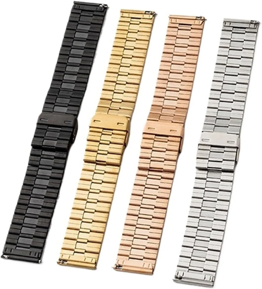20mm verbally mint presidential 22mm Unisex For Smart Watch Quartz Watch Stainless Steel Metal Watch Band 