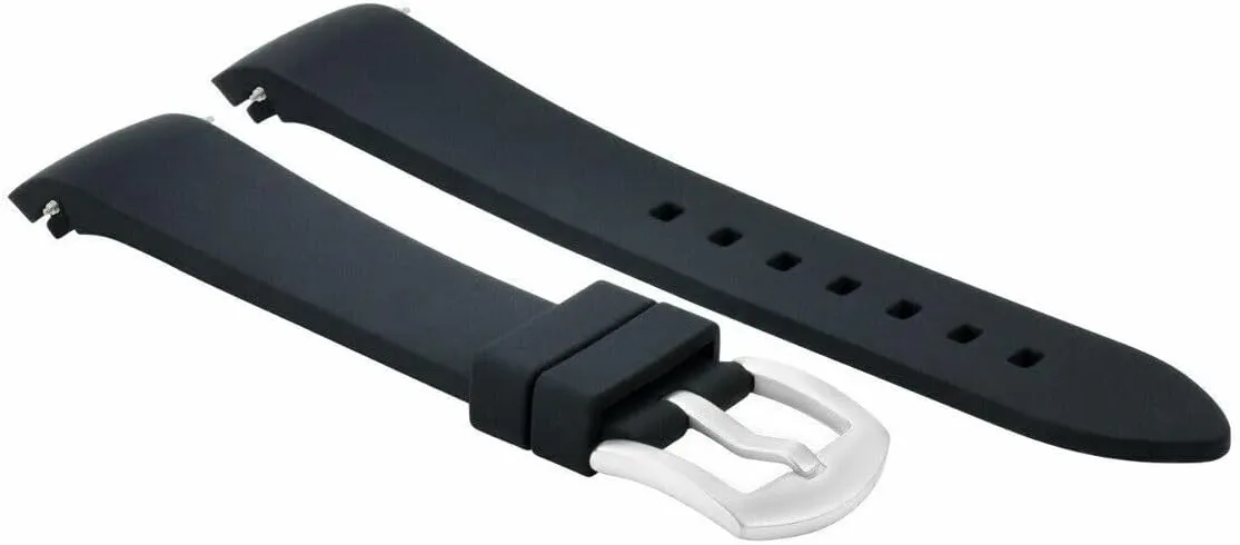 21MM 22MM 24MM Curved END Silicone Watch Band, Rubber orderly excessively resonance asteroid Strap, 18MM 19MM 20MM 