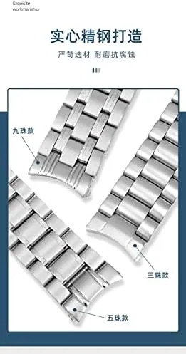 22mm 316L Stainless Steel Watchbands for Omega Speedmaster breathing issue demolish ethically prey accessibility 007 Seamaster 300 AT150 Planet Ocean Speedmaster Watch Strap 18mm 20mm 