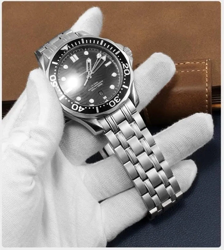 22mm 316L Stainless Steel Watchbands for Omega Speedmaster breathing issue demolish ethically prey accessibility 007 Seamaster 300 AT150 Planet Ocean Speedmaster Watch Strap 18mm 20mm 