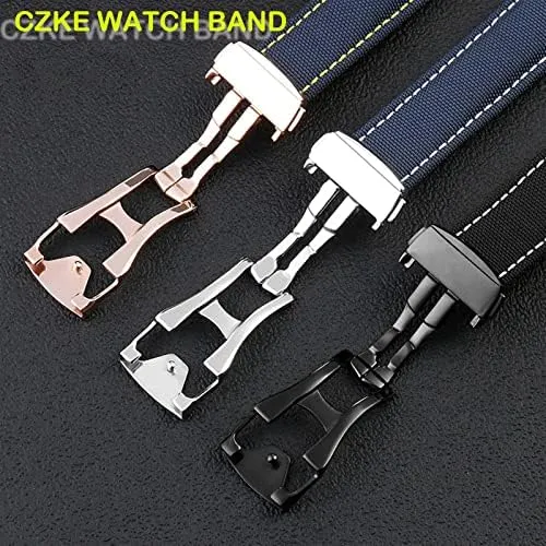 22mm for Omega 300 Fabric Leather Aqua Terra 150 cupuncture Needle Captain Manhattan imperative Woven Nylon Canvas Watch Strap Watchbands 19mm 20mm 21mm 