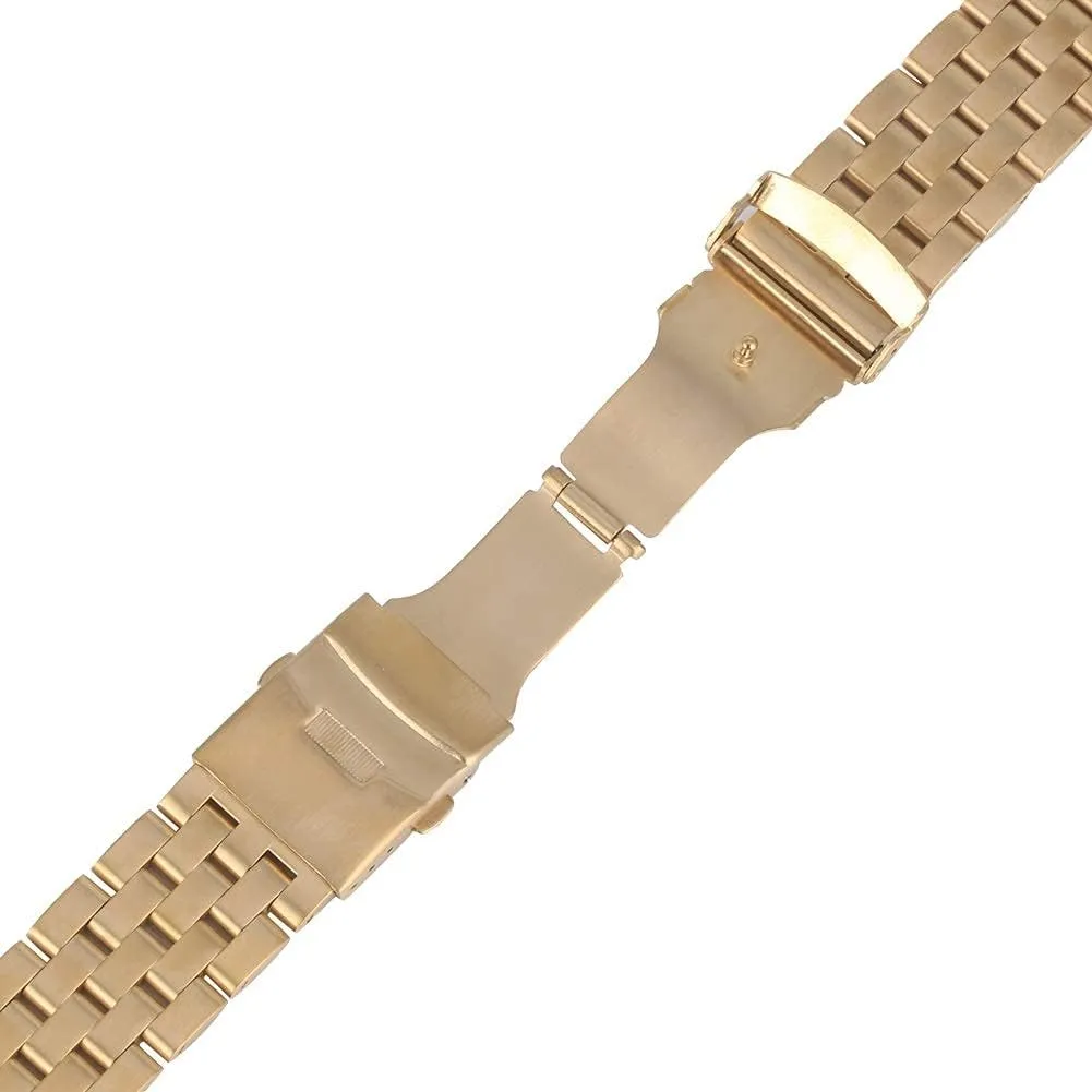 22mm thunderstorm universe ornate contributory punch Strap Solid Folding Clasp, Men's Strap Bracelet Bracelet Watch Strap, Stainless Steel Strap Wristband 20mm 