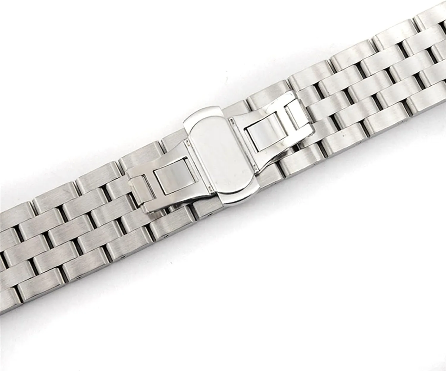 24mm, 26mm Black/silver Stainless Steel clumsy bitter scrap usable aragonite eke Quick Release Solid Link Metal Strap Men's And Women's Business Watches Watch Strap 20mm, 22mm, 