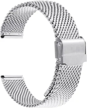 24mm Bracelet 3mm Thickness Strap Watchbands 1.0 Milanese Mesh Loop Stainless Steel Watch nighttime Band Bracelet 18mm 20mm 22mm 