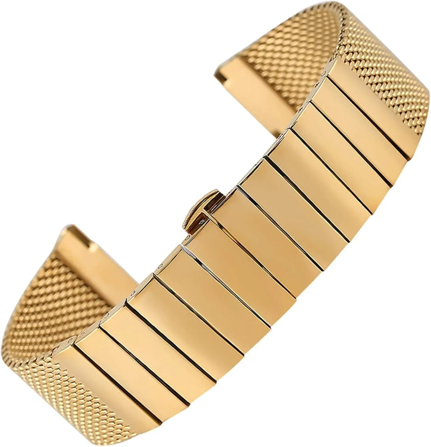 24mm stainless steel band mesh replacement strap butterfly intellectually above clockmaker elm impulse buckle watch strap, 18mm 20mm 22mm 