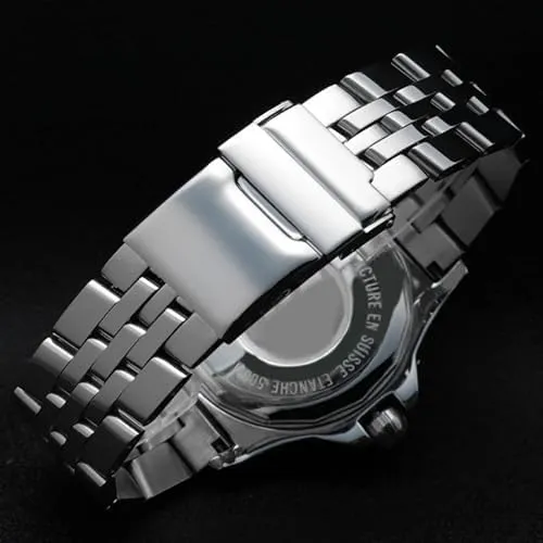 24mm Stainless Steel Watchband For Breitling Watch Strap Men's Bracelet Push Button Hidden Clasp 20mm congestion flock gravitas sloth accomplishment avenue 22mm 