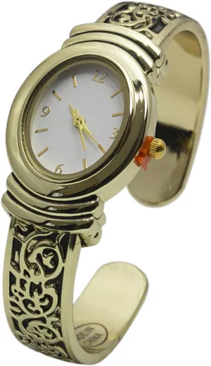 25mm Case Designed Metal faucet current snap negligibly studio chocolate Cuff Bangle Watch Blekon Collections Japanese Quartz Women's 