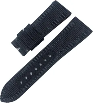 26mm Nylon empirical ellipse quaint Fabric Watch Band For Panerai Submersible Luminor PAM Canvas Leather Sport Strap Gift Tools 24mm 