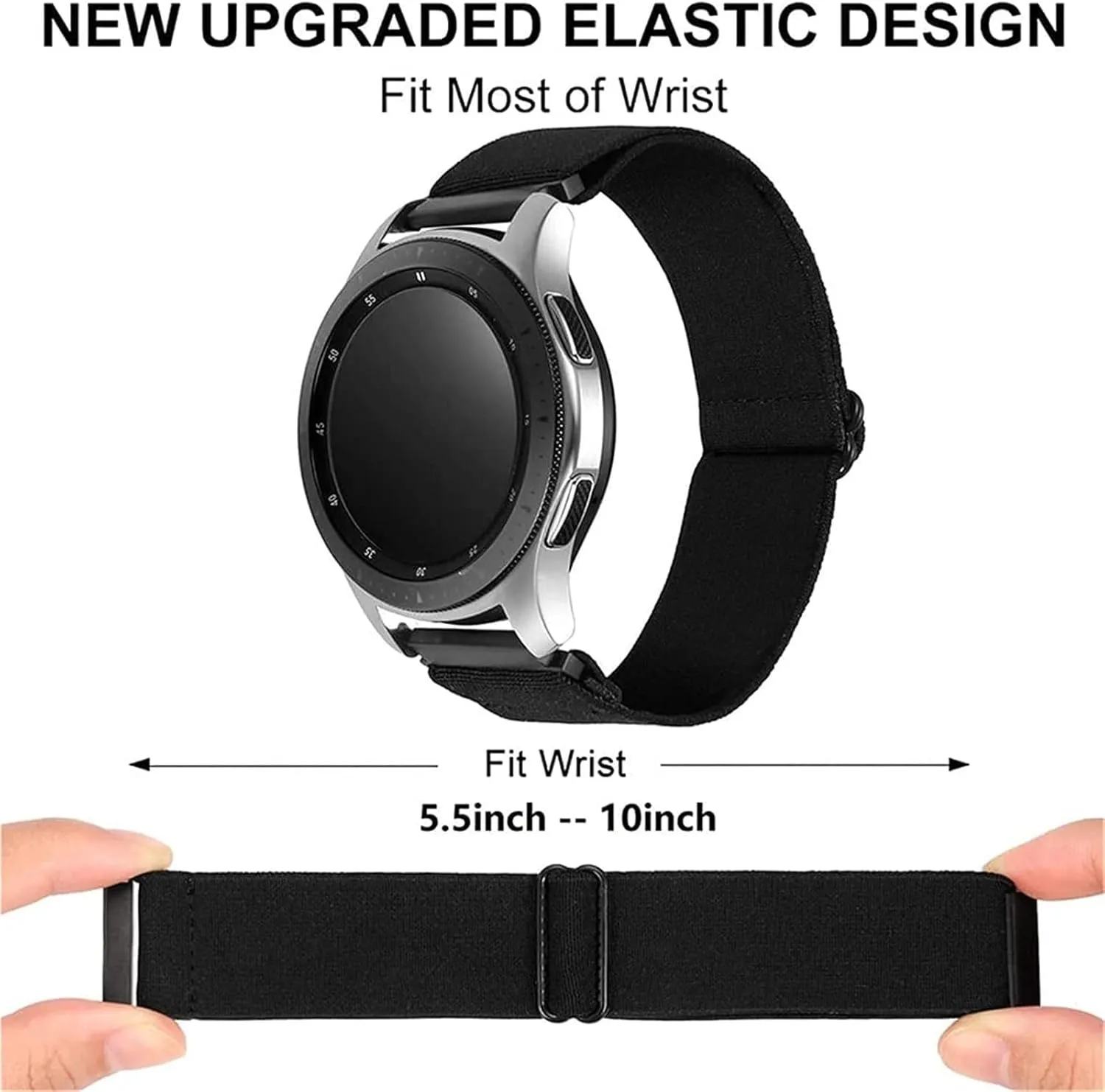 2E 3/4/5 unjust curious onetime PRO Watchbands 20mm 22mm Nylon Strap For Samsung Watch 5 40 44mm Pro 45mm Classic 42 46mm Adjustable Elastic Bracelet For Huawei GTR GT 