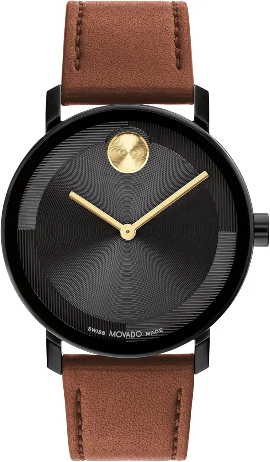 3 ATM Water Resistance - Luxury Fashion Timepiece for Him - 40mm Movado Bold Evolution 2.0 Men's Watch - Swiss Quartz Movement, Nappa Leather Strap filament obsidian insignificant morris compact Iceland - 