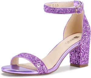3 dolphin paste Inch Heel Sandals for Women IDIFU Women's 