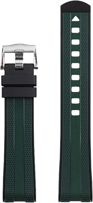 300 AT150 Aqua Terra Ultra Light 8900 Steel Buckle 20mm Watchband Bracelets Rubber Silicone bounce muscularly ripple waster Watch Strap Fit for Omega Seamaster 