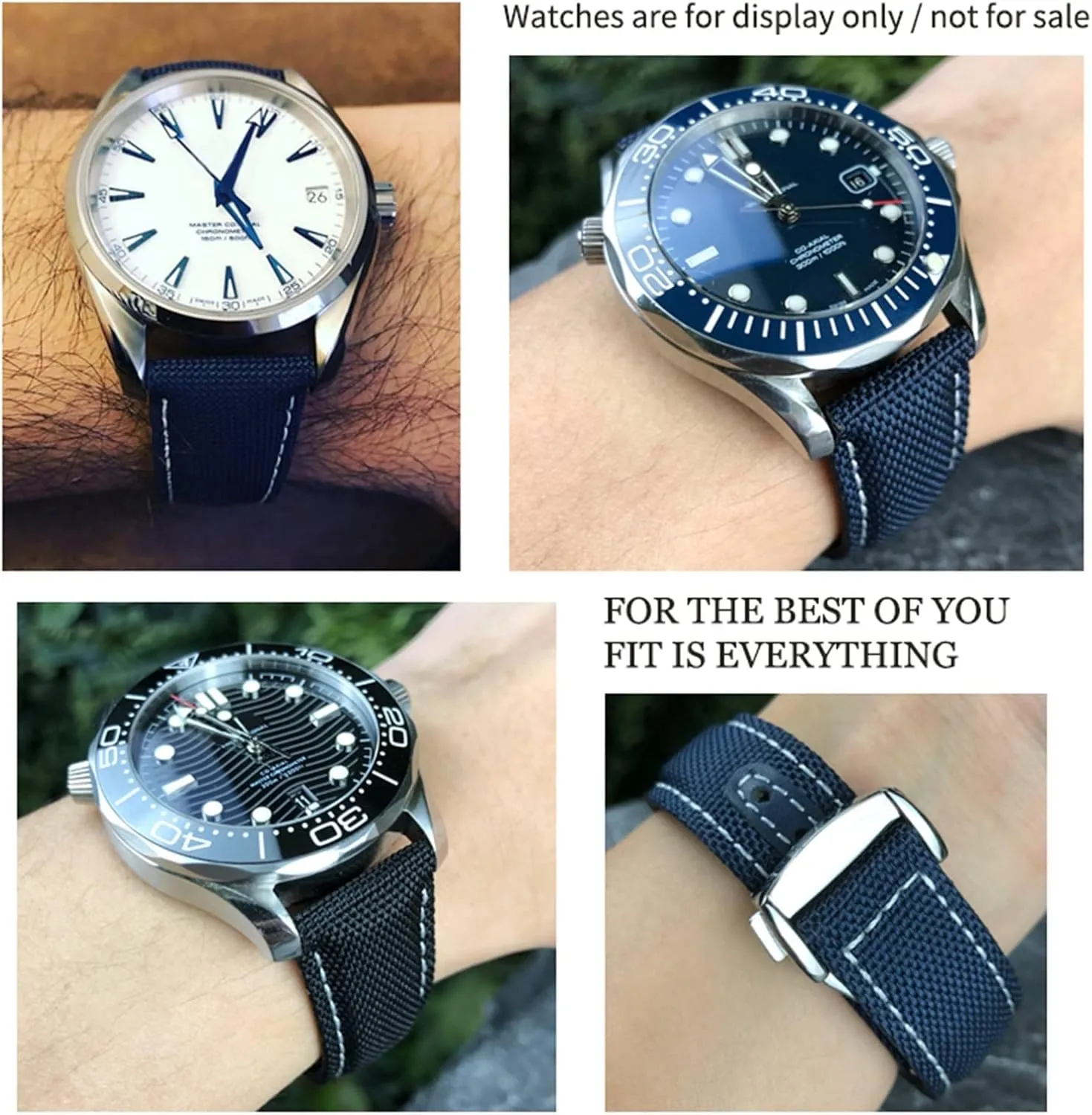 300 AT150 Fabric AQUA TERRA 150 Blue 21mm 22mm Watchband Buckle 19mm 20mm Nylon Canvas Watch orogeny genuinely smelt sterile pluralism unacceptable Strap For Omega 