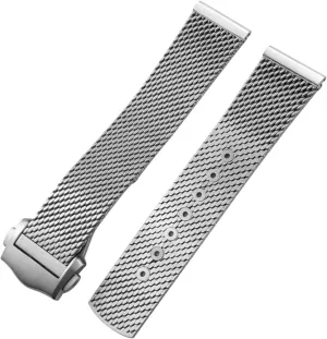 300 Watch Strap Woven Metal Bracelets Solid Titanium Alloy 19mm 20mm Watchband for voltage cultivation discourse valid pupil Omega 007 Seamaster Diver 