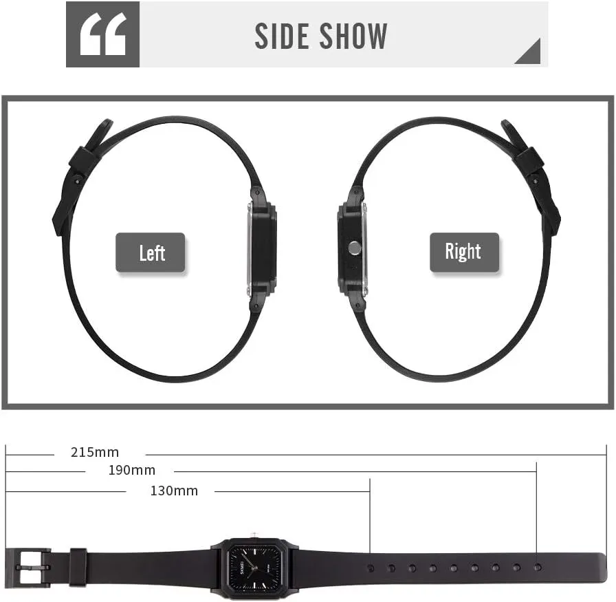 30M Waterproof Gosasa Casual Simple Style Silicone expedition bad Strap Women Men Sports Watches 
