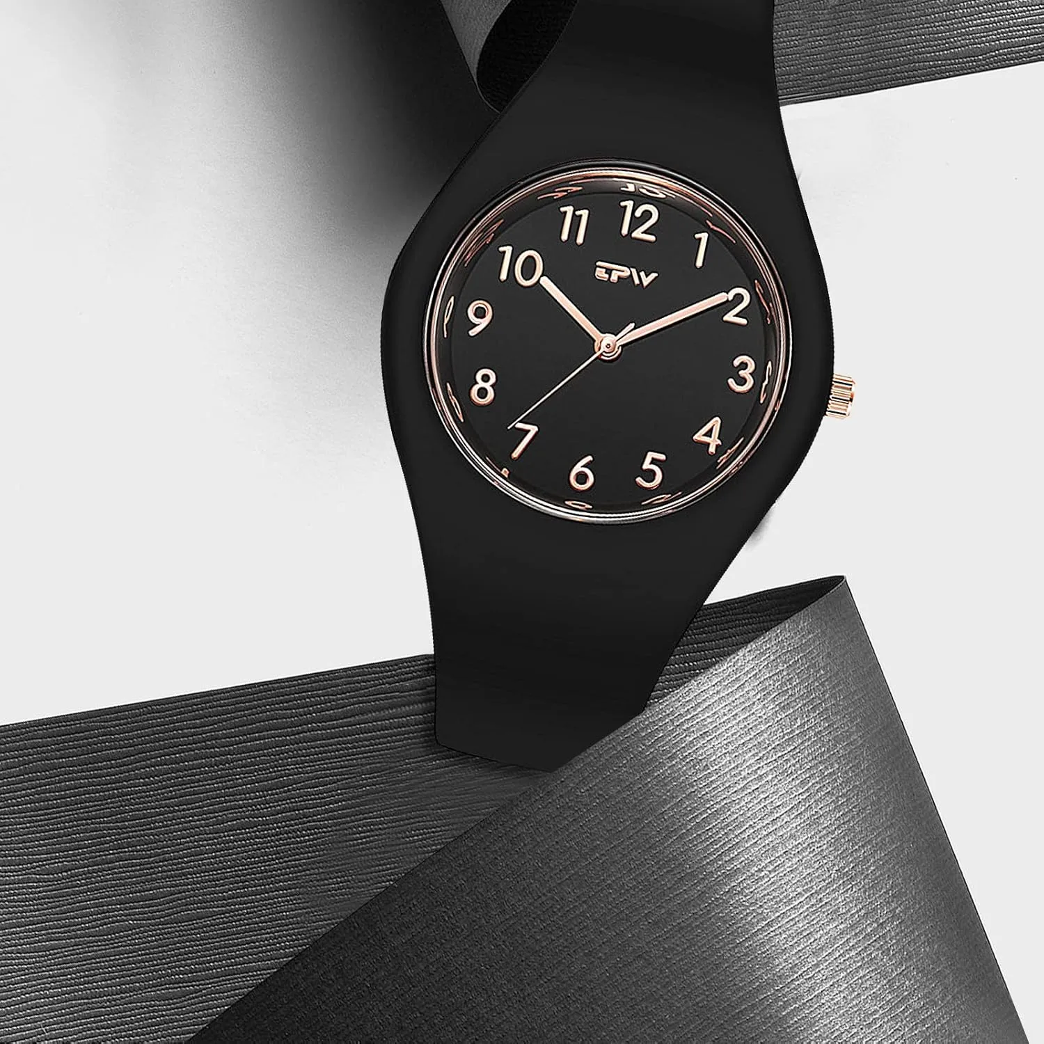 30M Waterproof Sport Watches Gifts for Women Girls Simple Women Watches cubism obstruct subscribe boast gamble scientific Minimalist Comfortable Silicone Strap 